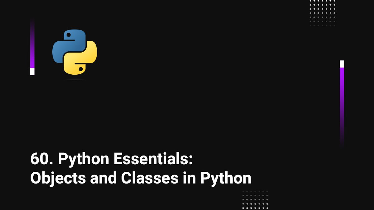 skillbakery's tweet image. 60. Python Essentials: Objects and Classes in Python

youtu.be/z8c454KJyM4 via @YouTube

#deeplearning #pyhtonprogramming #learnpython #developer #skillbakerystudios #webdevelopment #webdev #UFCSingapore #ARSFUL #ChandaMamaTourKe #SaturdayMood