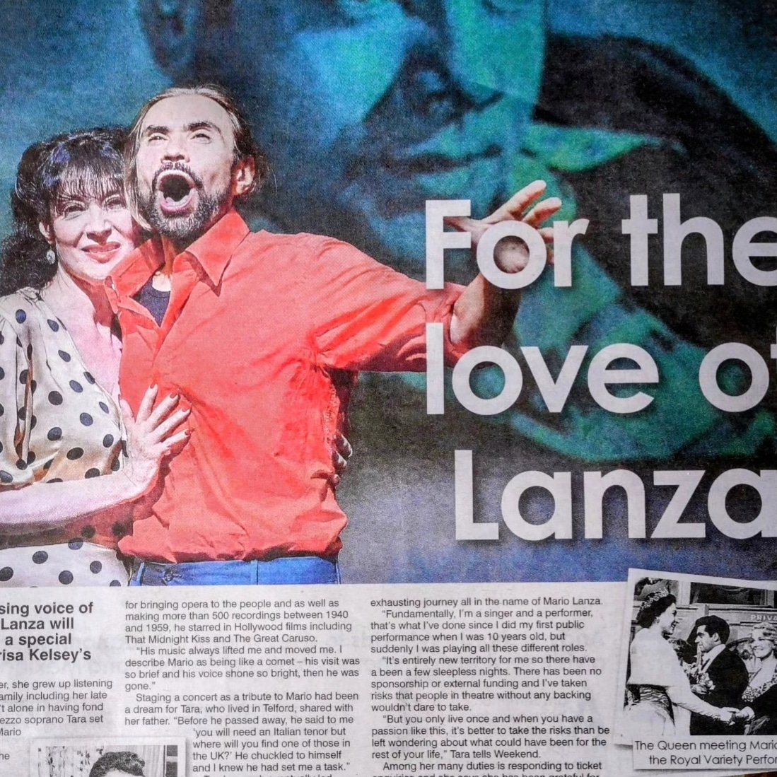 Because You're Mine a tribute to Mario Lanza 14th of Sept 7.30pm at The Dormston Centre Dudley West Midlands for tickets go to seaty.co.uk/becauseyouremi… 15% off with code LANZA21