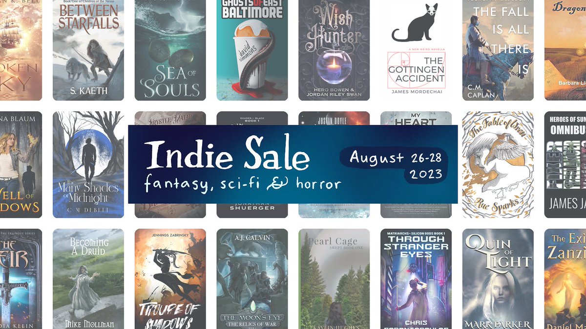 bethteva's tweet photo. Huge indie sale! My Heroes of Summervale Omnibus One is available for only $0.99. But there are a ton of other amazing books ranging from free to $1.99. Perfect time to add a little more to your TBR. You know you want to.
https://t.co/d7KpF6wzI9 https://t.co/zivsxCubWG