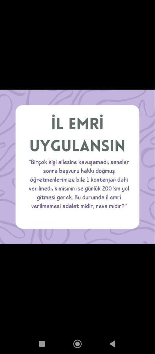 muhitci's tweet photo. Eşimi telefon ekranından görmek değil, yanında olmak istiyorum. Aile olarak tek çatı altında yaşamak istiyorum. Çok mu? Kontenjan olmadığı için yanına gidemiyorum.
#mazereteilEmri 
@RTErdogan 
@tcmeb 
@Yusuf__Tekin 
@_aliyalcin_ https://t.co/m8nOlJOBnV