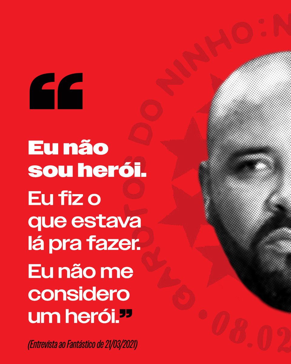 FlamengodaGente's tweet photo. A luta pela Memória dos #Nossos10 envolve acolher todos os personagens que até hoje sofrem os traumas da maior tragédia da nossa História: As 10 famílias em luto, nossos 16 sobreviventes e BENEDITO FERREIRA, o vigia do Ninho que salvou três meninos das chamas.
#NãoEsquecemos https://t.co/xWBoHOUNTW