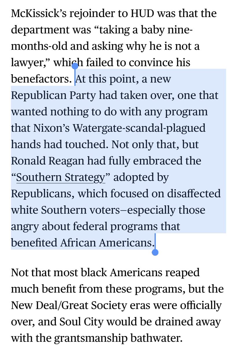 HotepDoobs's tweet photo. During the Nixon Admin, Floyd McKissick approached the president with a “shovel ready” plan to build a city in NC. 

Soul City.

It was green lit and funded. 

Even after being smeared and passing frivolous tests, Republicans wouldn’t continue the project after Nixon resigned. https://t.co/BgpYFVpKWN