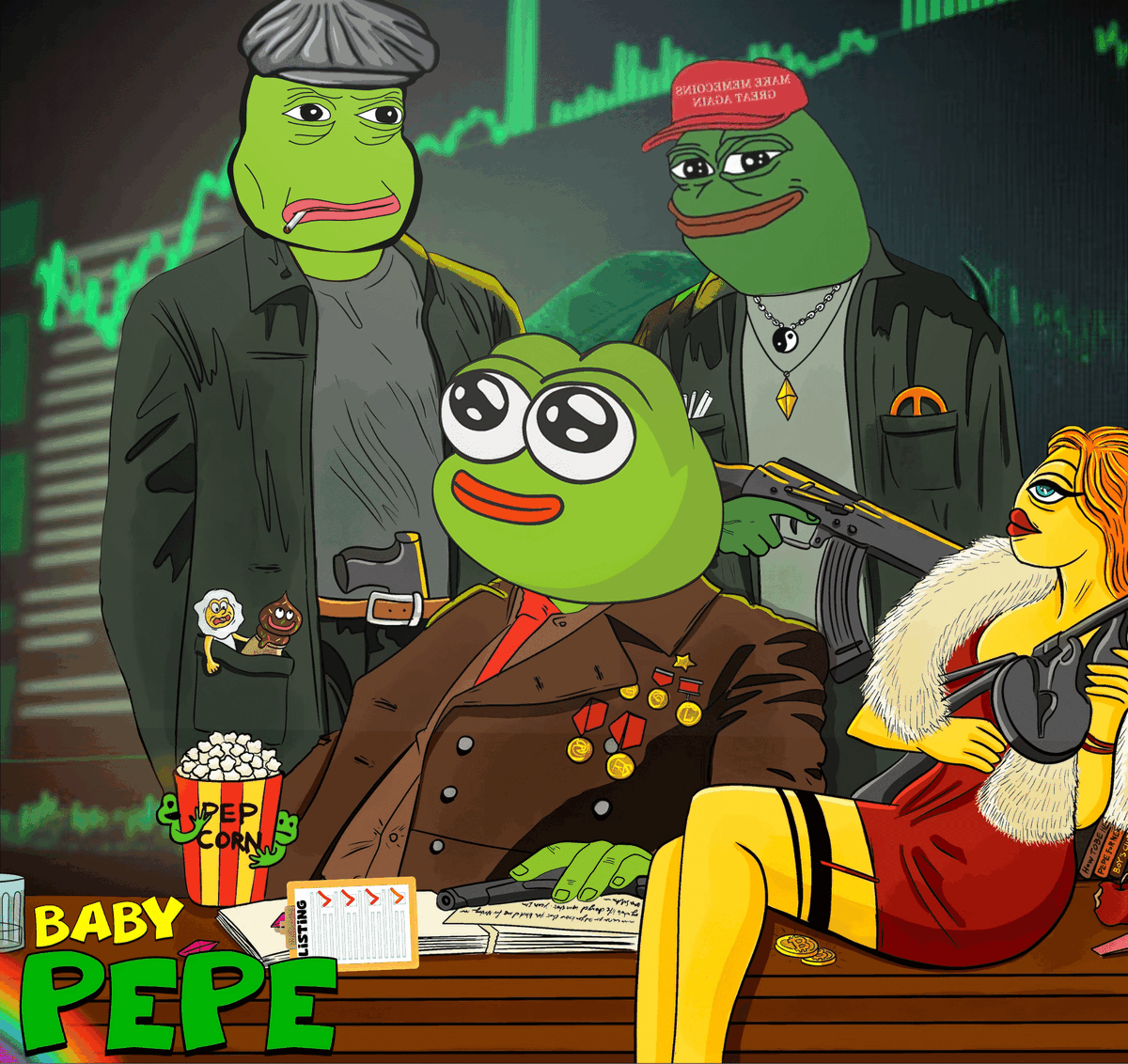 BabyPepe_erc20's tweet photo. New chief in the town #BabyPepe #BabyPepeArmy.

#Pepe $PEPE #ETH https://t.co/H70Z3gnUki
