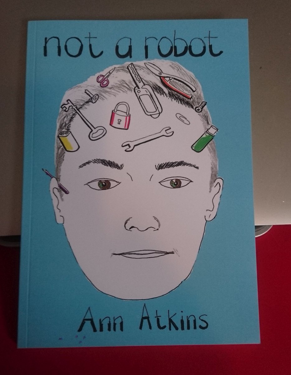 My #SealeyChallenge got derailed some days ago, in the nicest possible way, by an unexpected bout of NRE*.
But today this lovely book arrived. It's fab:
I Am Not A Robot by Ann Atkins @AnnAtkins_Poet, published by Allographic Press @allographica.