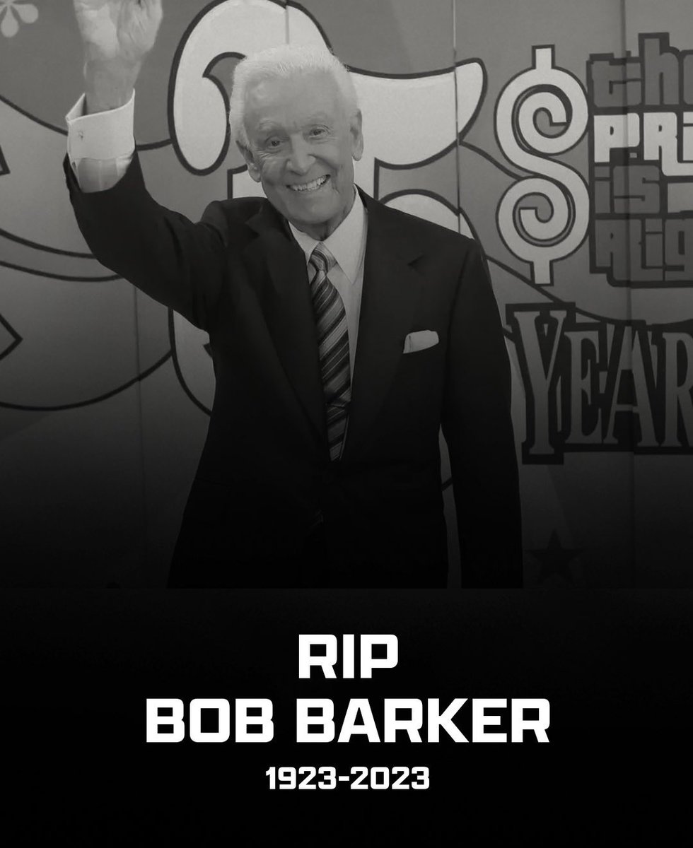 CyberAnonymous's tweet photo. @DailyLoud Rip
Bob Barker,  
The Price Is Right, https://t.co/esBygGsI5N
