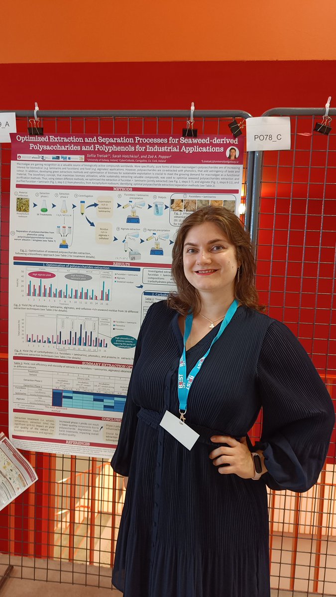 sofiiatretiak's tweet photo. I had a great opportunity to present the findings from my PhD project in the 8th European Phycological Congress (#EPC8) in Brest, France.

#phycology #marinebiology #macroalgae #seaweed #universityofgalway https://t.co/Vcks7JzKrc