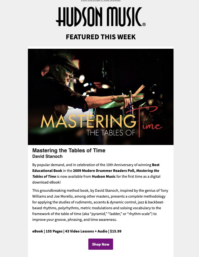 Proud to be featured by <a href="/hudson_music/">Hudson Music</a> this week, check it out!

hudsonmusic.com/product/master…