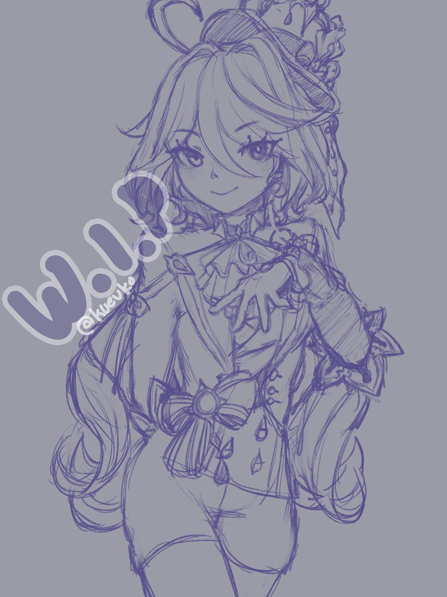 KueVko's tweet photo. furina wip https://t.co/6Ug4TITagZ
