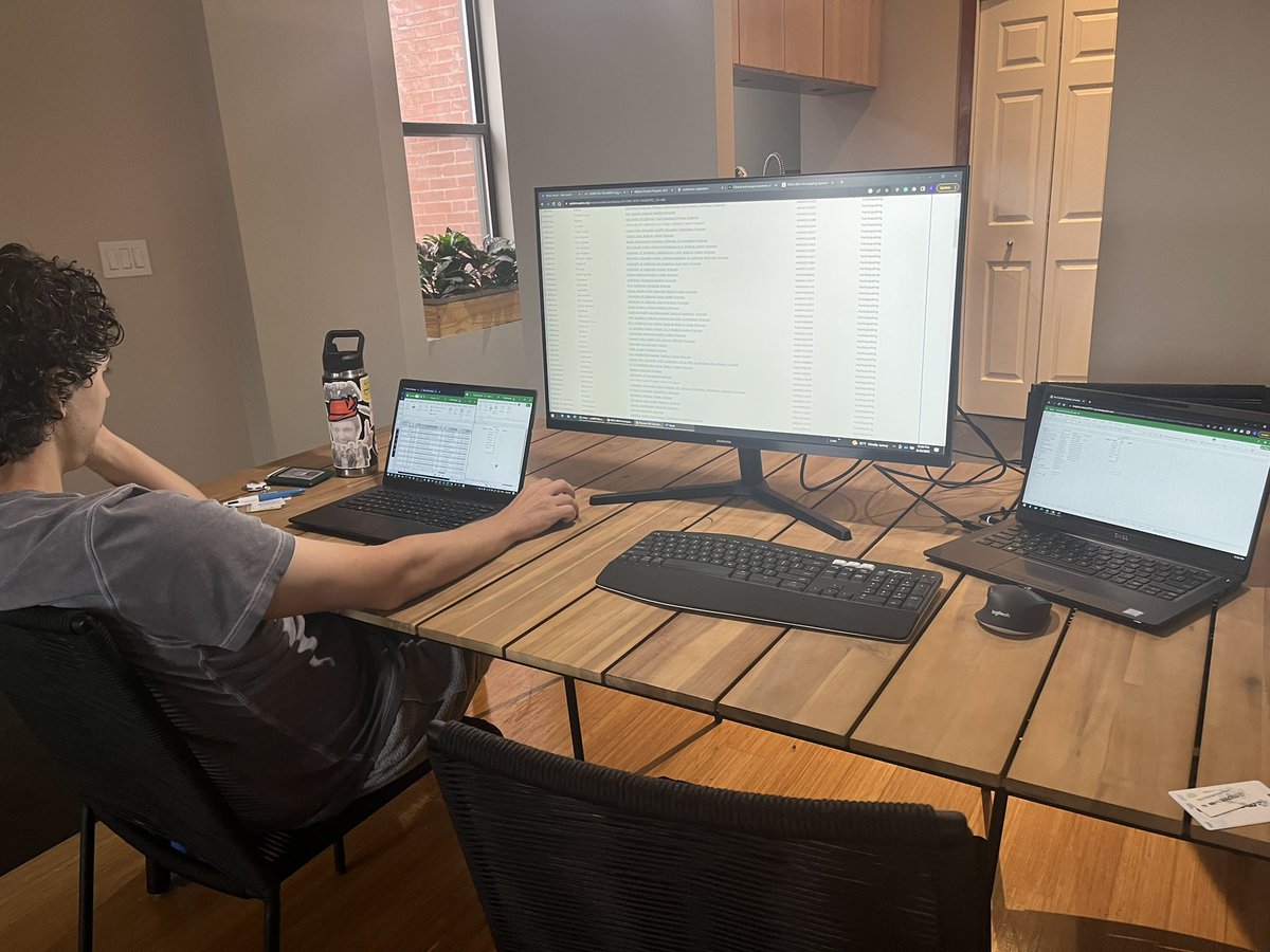 caline_mccarthy's tweet photo. 36 hours in the same place, time to build our application list #medtwitter #couplesmatch2024 @PhillipPetrasko using #AAMC #FREIDA #doximity 😅🥲any resources we’re missing?? https://t.co/FtQhKiW7XH