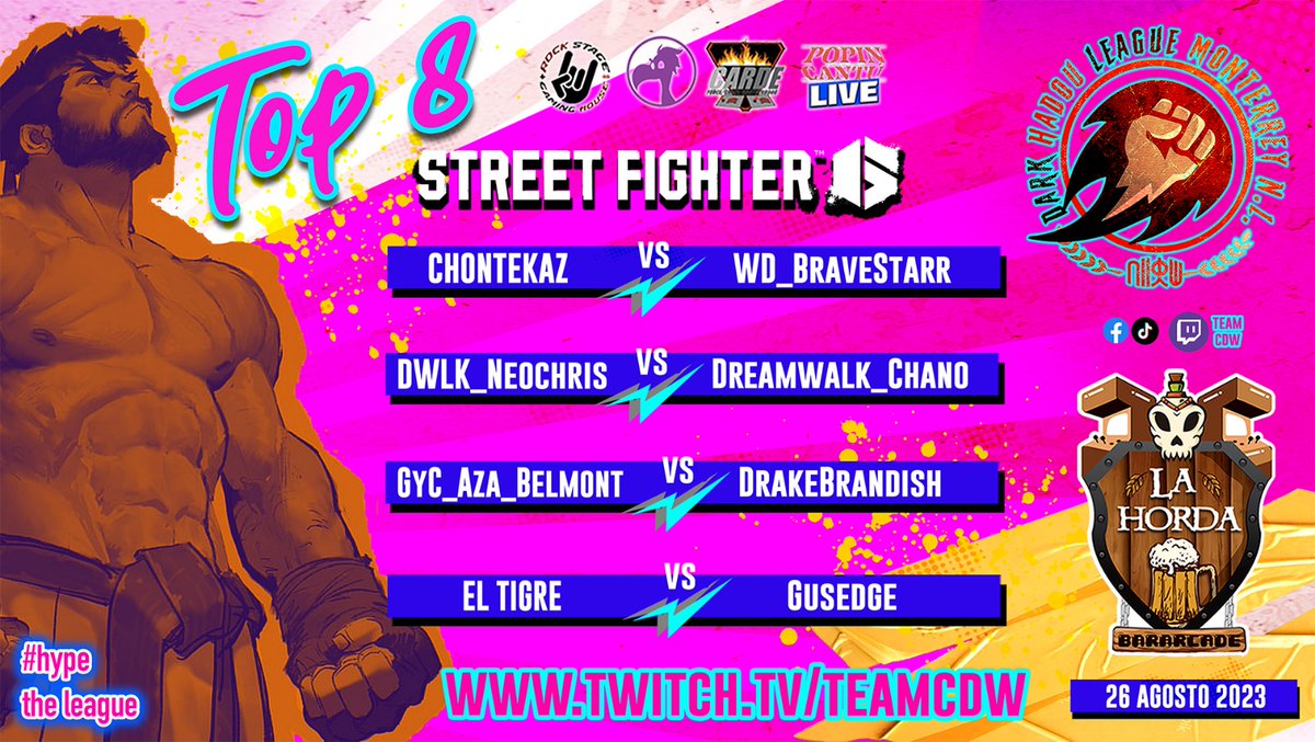 chevesyconsolas's tweet photo. Hoy la fiesta grande en MTY la liga #darkhadou tiene su clausura en @LaHordaBar acompáñanos si eres de Monterrey si no por Twitch ¡Veamos a teamCDW en Twitch! https://t.co/Wb5BT1mCmo https://t.co/xMpI9VzRsG