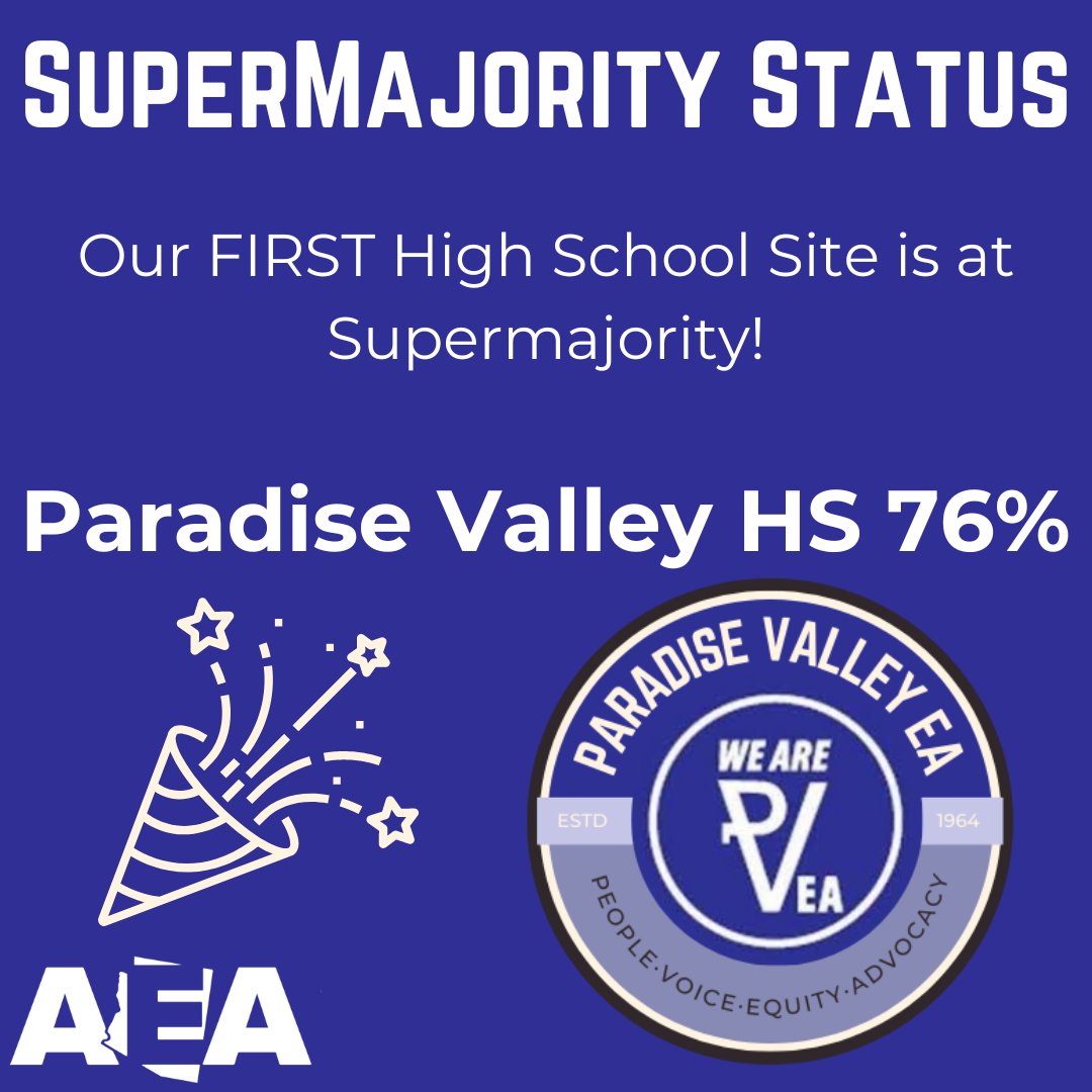 Congratulations to our FIRST HS site to reach Supermajority!  Way to go PVHS!!