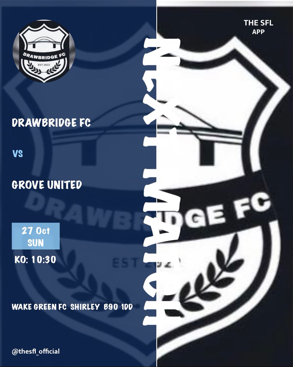 FCDrawbridge's tweet photo. @GroveUtd https://t.co/clNzQHHhgH