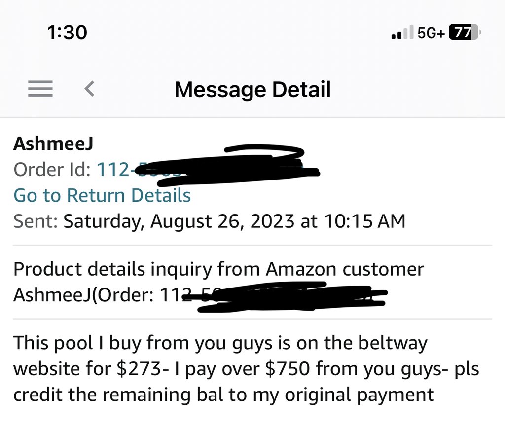 Profit_Motivate's tweet photo. Can’t make this stuff up. This is for a order back in Feb 2021 🤦🏻‍♂️ https://t.co/cOQQgLhFUW