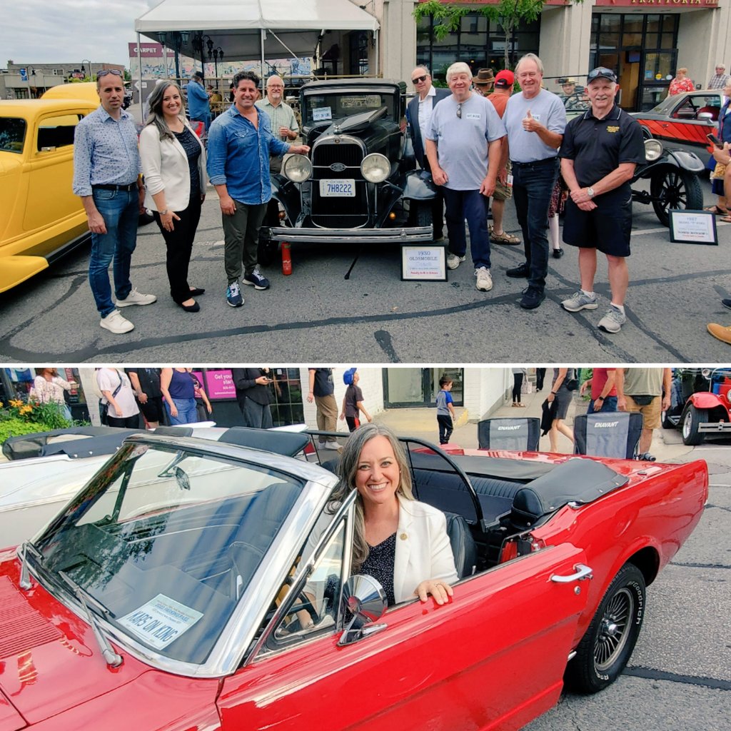 jennkfrench's tweet photo. Kars on King was a great community success last night! Summer is Auto season in Oshawa! A great event &amp; showcase of classic cars &amp; vehicles. Fun to spend time together appreciating all things automotive :) @oshawacity  #KarsOnKing https://t.co/By8rR38WAt