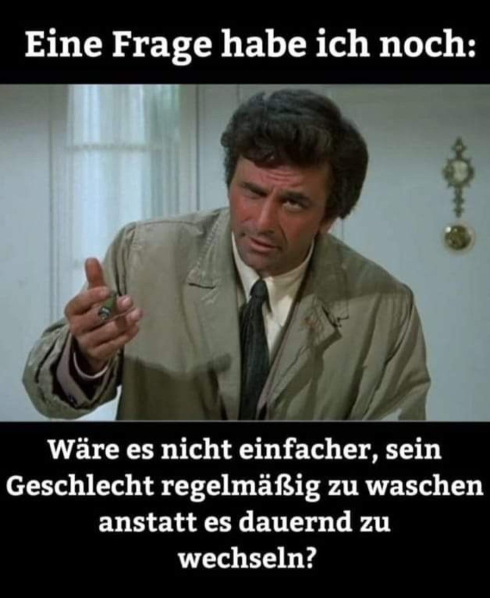 zukunft37's tweet photo. Also, manchmal stellt Inspektor Columbo verdammt gute Fragen! 😂😂😂

#Netzfund    ⬇️⬇️⬇️ https://t.co/jHPkDRsa2y
