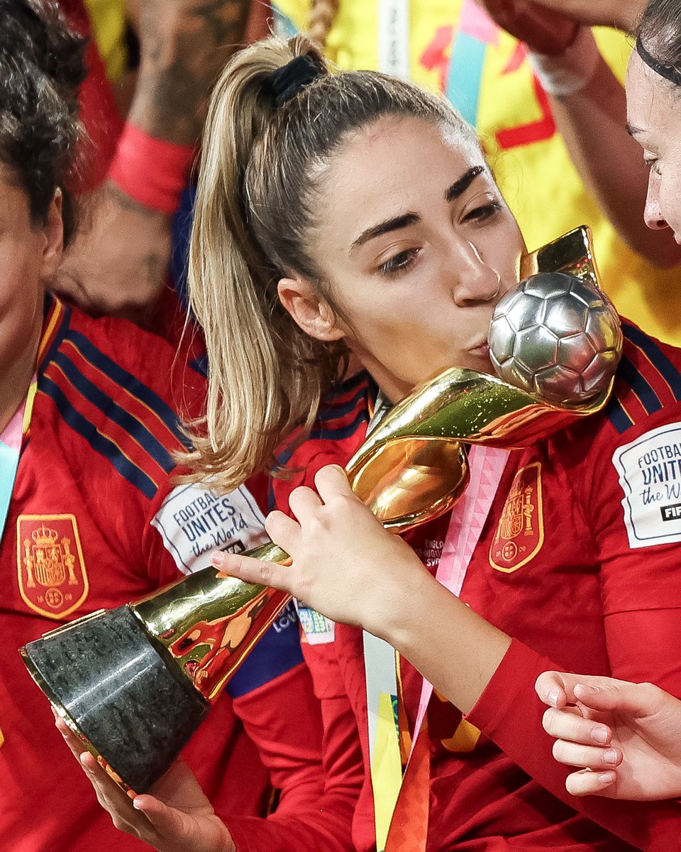 FIFAWWC's tweet photo. Campeonas. 🇪🇸

@SEFutbolFem | #FIFAWWC https://t.co/jtkGfMssam