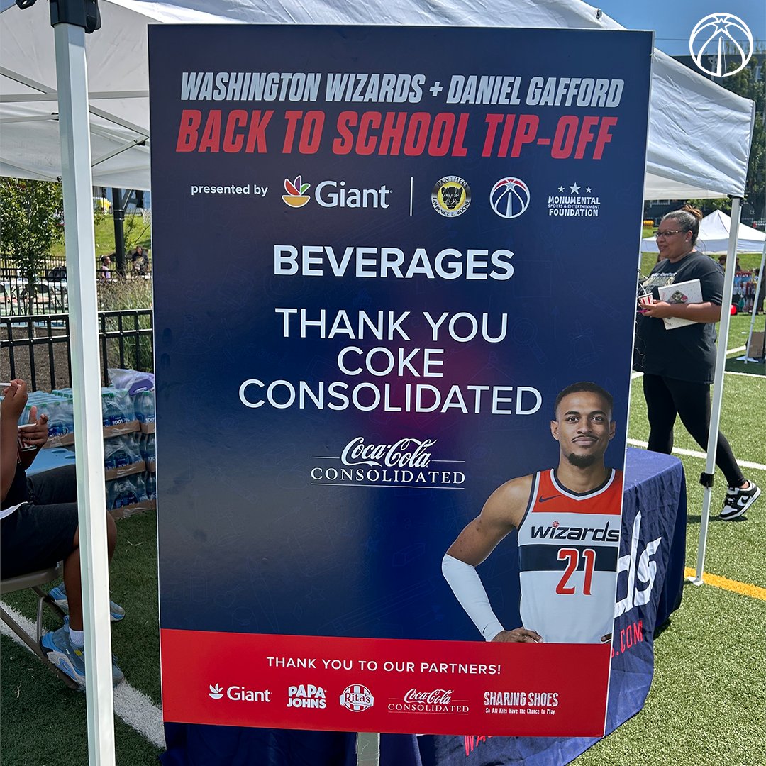 Thanks to <a href="/PapaJohns_DMV/">Papa Johns DMV</a>, <a href="/RitasItalianIce/">Rita's Italian Ice</a>, <a href="/sharingshoes/">sharingshoes</a>, and <a href="/CokeCCBCC/">Coca-Cola Consolidated</a> for helping make yesterday extra special 💙