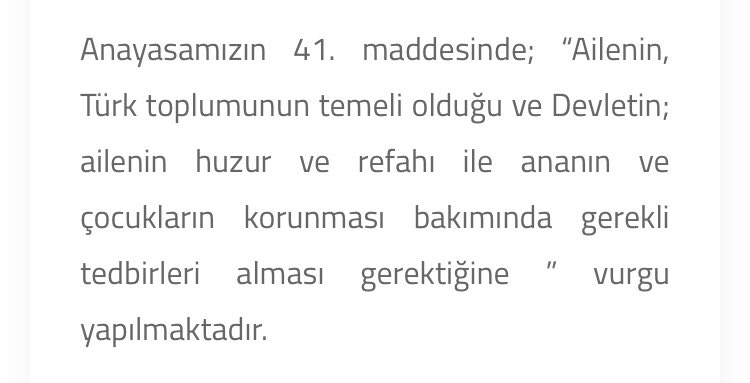 furkan (@frauknscott) on Twitter photo Anayasamızın 41. maddesine binaen aile birliği sağlanmalı, eğitim-öğretimin sarsılmaz direkleri olan öğretmenler mağdur edilmemelidir.
#mazereteilEmri
#mebilemrinerede
#ilemrihaktır
<a href="/RTErdogan/">Recep Tayyip Erdoğan</a>
<a href="/Yusuf__Tekin/">Yusuf Tekin</a>
<a href="/mebpgm/">Personel Genel Müdürlüğü</a>
<a href="/_aliyalcin_/">Ali YALÇIN</a>
<a href="/oguzozat/">Oğuz ÖZAT</a>
<a href="/cftcblnt/">Bülent ÇİFTCİ</a> Anayasamızın 41. maddesine binaen aile birliği sağlanmalı, eğitim-öğretimin sarsılmaz direkleri olan öğretmenler mağdur edilmemelidir.
#mazereteilEmri
#mebilemrinerede
#ilemrihaktır
<a href="/RTErdogan/">Recep Tayyip Erdoğan</a>
<a href="/Yusuf__Tekin/">Yusuf Tekin</a>
<a href="/mebpgm/">Personel Genel Müdürlüğü</a>
<a href="/_aliyalcin_/">Ali YALÇIN</a>
<a href="/oguzozat/">Oğuz ÖZAT</a>
<a href="/cftcblnt/">Bülent ÇİFTCİ</a>