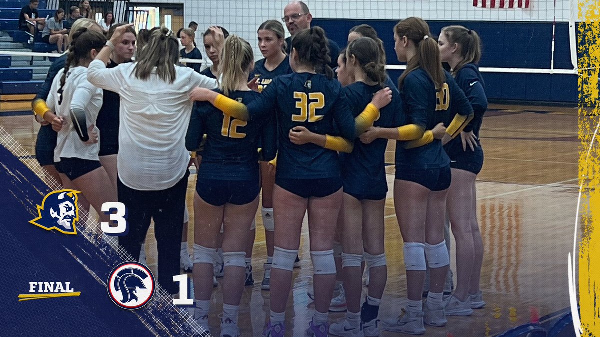 LeboAthletics's tweet photo. Congrats to our Girls Volleyball team for getting a good win over Shaler!  Also, congrats to Coach Mooney for picking up her first win as a Blue Devil Coach!  Go LEBO!! https://t.co/ldUoYmZ1D4