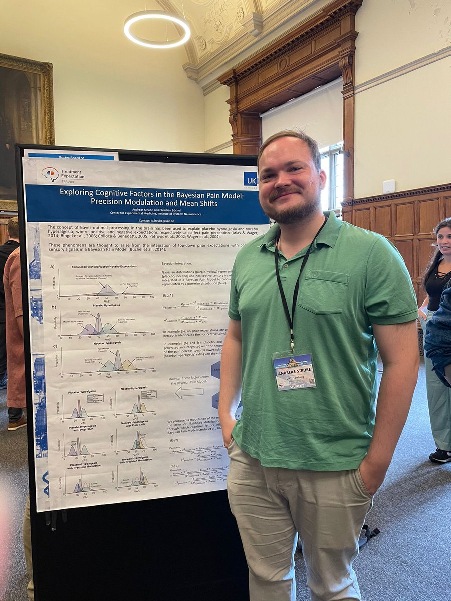 Andreas Strube (@andreas_strube) on Twitter photo At the amazing CCN2023 conference in Oxford <a href="/CogCompNeuro/">CogCompNeuro</a>:
How can other cognitive factors than expectations be integrated in a Bayesian Pain Model? <a href="/C_Buchel/">Christian Büchel</a>
See my poster at
P-3A.51 and read the mini paper at: 2023.ccneuro.org/proceedings/00… At the amazing CCN2023 conference in Oxford <a href="/CogCompNeuro/">CogCompNeuro</a>:
How can other cognitive factors than expectations be integrated in a Bayesian Pain Model? <a href="/C_Buchel/">Christian Büchel</a>
See my poster at
P-3A.51 and read the mini paper at: 2023.ccneuro.org/proceedings/00…