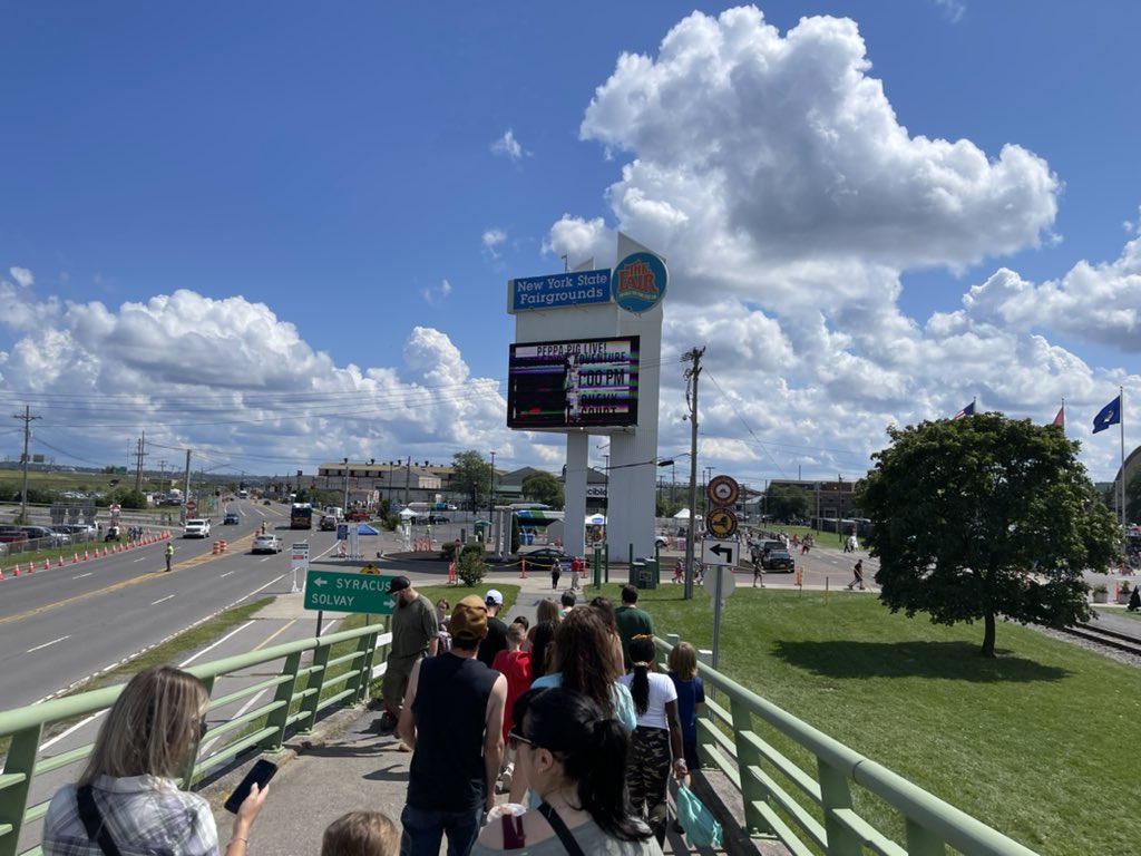 Avery_BDJ's tweet photo. @Deepanjali75006 and I are checking out what’s new at The Great New York State Fair. Stay tuned to @waer883 for more details! https://t.co/UIPhaCT79O