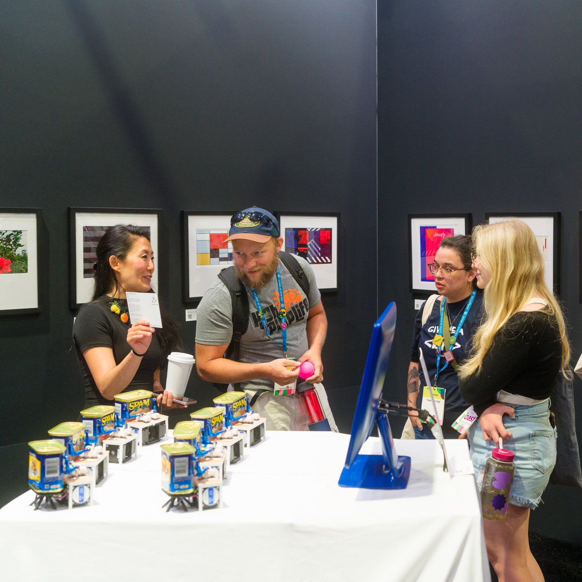 WordPress's tweet image. 🎉 Congratulations to Maggie and Sarah for being selected to receive a Shoggoth Plushie, courtesy of @MisalignmentM. Enjoy your #OpenSourceArt prize! 🙌 

#WCUS