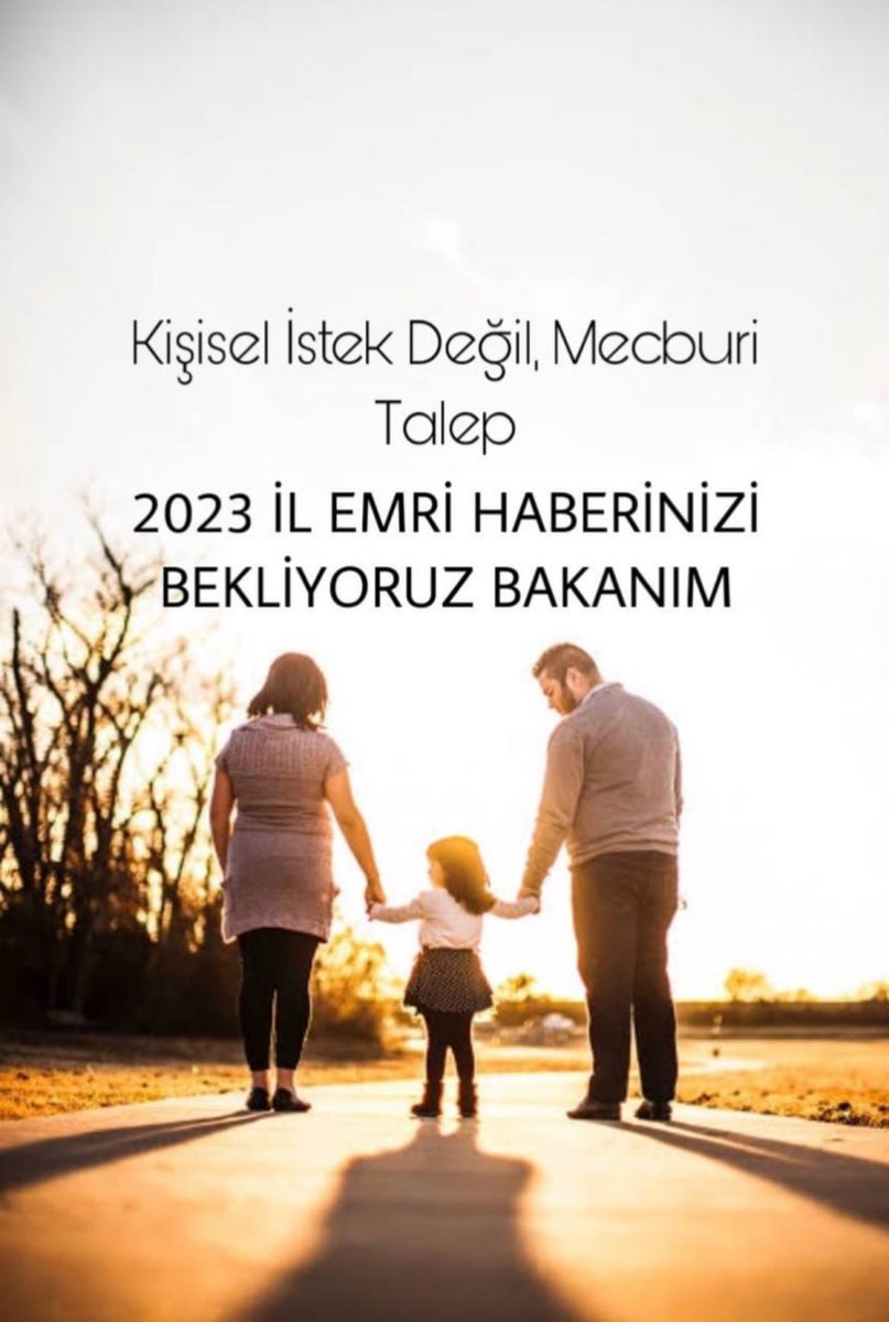 morgul_senay's tweet photo. Mazeretin aile bütünlüğü için ŞARTSIZ İL EMRİ müjdesi beklemekteyiz.
#mazereteilEmri

@Yusuf__Tekin 
@mebpgm 
@tcmeb 
@cftcblnt
@RTErdogan
@umitozdag
@meral_aksener
@oguzozat
@_aliyalcin_ https://t.co/7aAr9Sw3aQ