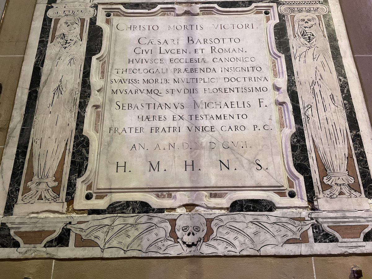Trey_Explainer's tweet photo. This church is metal af 

Carved marble skulls and bones go hard https://t.co/kWlmP5x0Dd