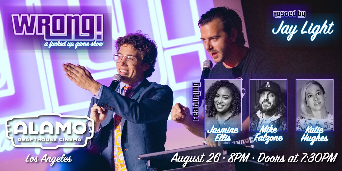 wronggameshow's tweet image. R.I.P. Bob Barker. Come join us as we have a seance and invite him to possess @dietjay tonight at @DrafthouseLA. Also there will be jokes by @MikeFalzone @katiebruise @JasmineCEllis.

TIX HERE: eventbrite.com/e/688868613567…