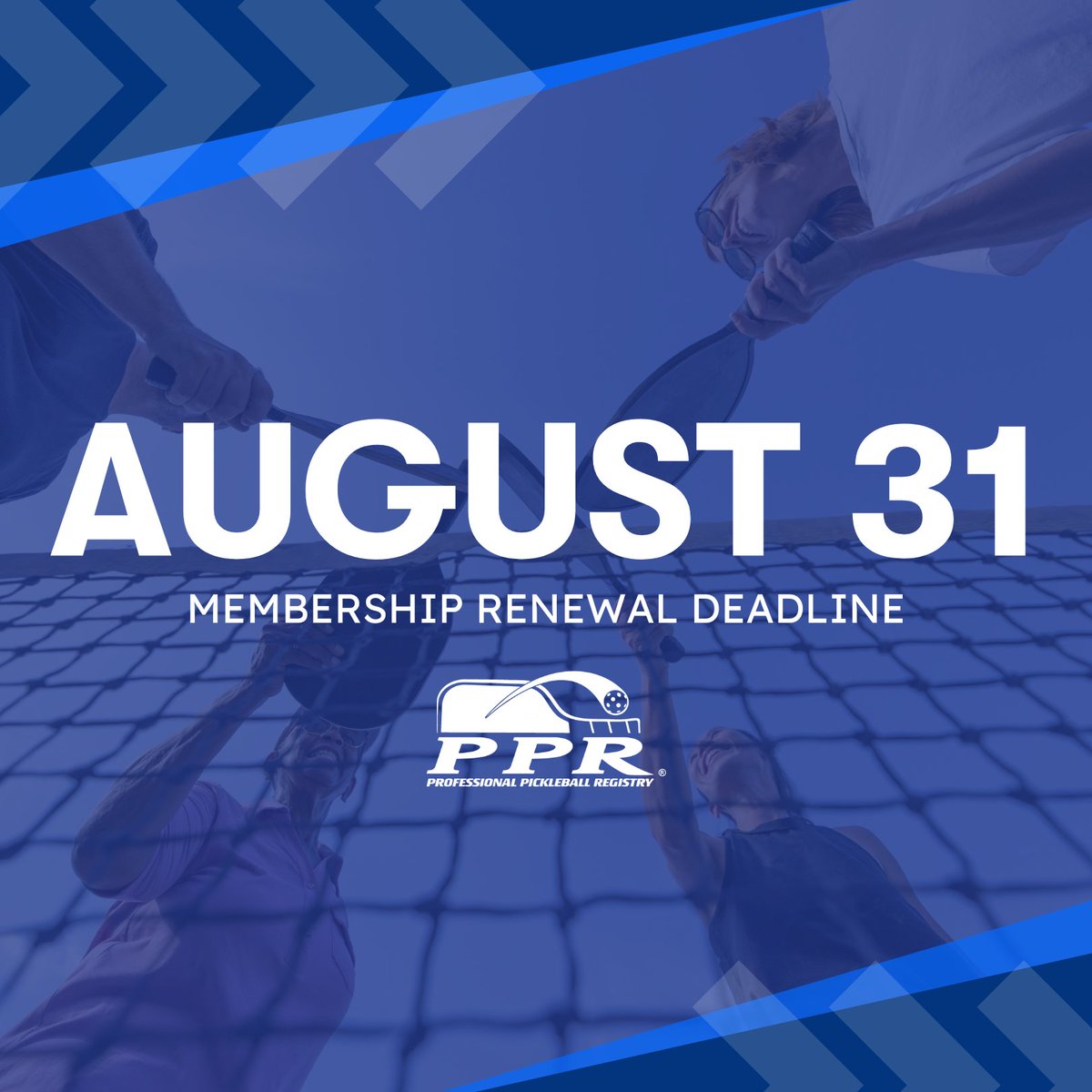 pprpickleball's tweet photo. Time is running out! Don't let your benefits lapse. Renew your membership by August 31st! 
Renew today by calling our office at 843-785-7244 or by logging into your member portal at https://t.co/I31oHilYNh https://t.co/aDP2VeHKmc