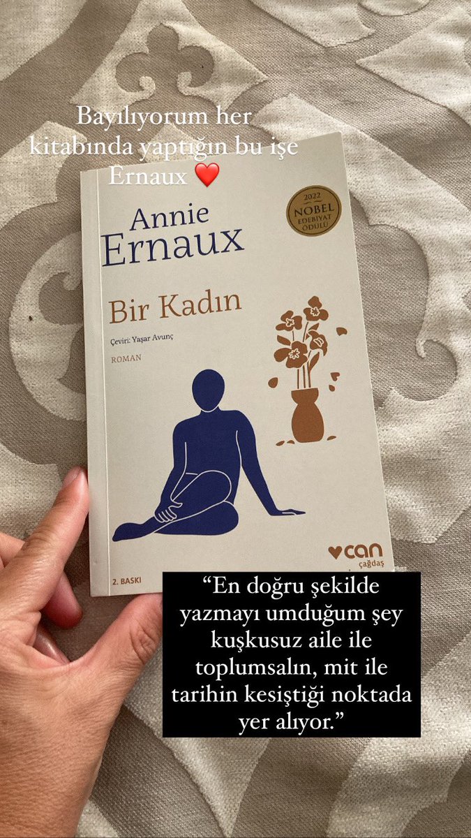 Annie Ernaux Bir Kadın