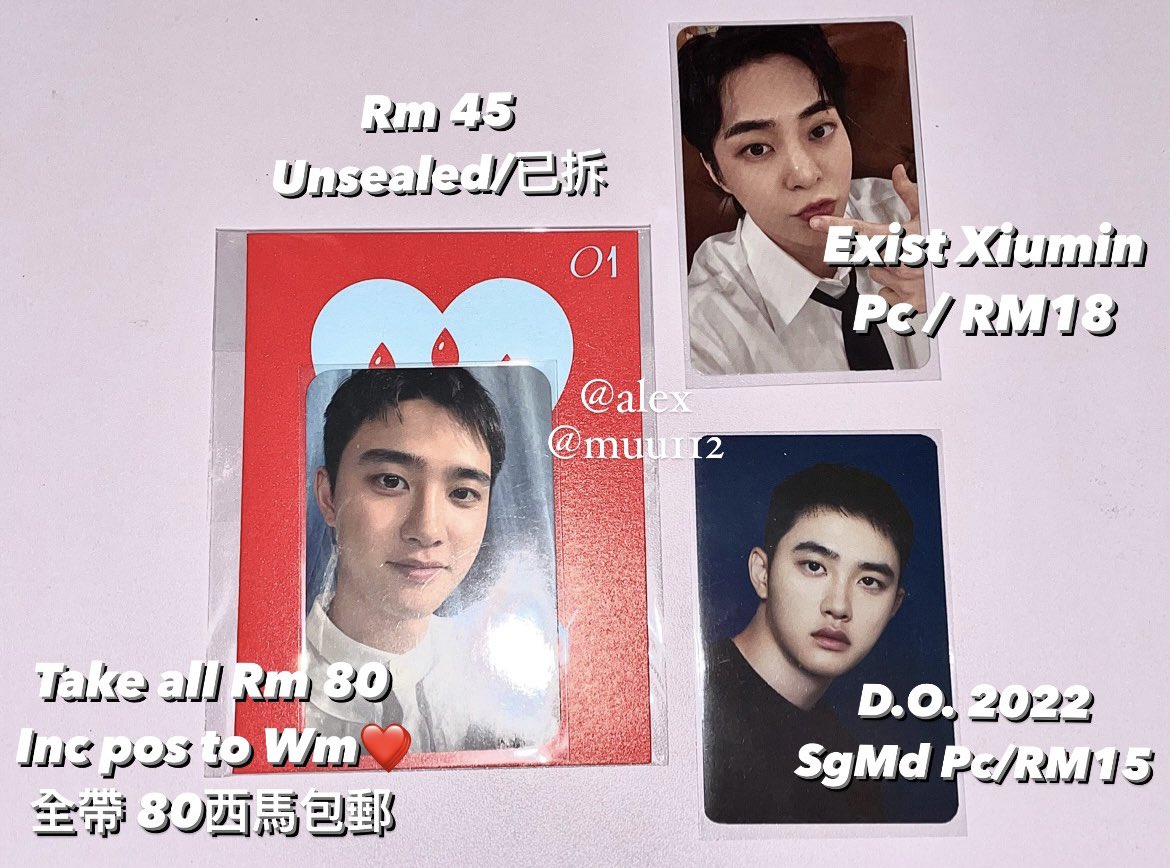 muu112__'s tweet photo. 🇲🇾WTS
PRICE ON PIC
DM ME FOR MORE INFORMATION❤️

#pasarexo https://t.co/5TNAnQilq8