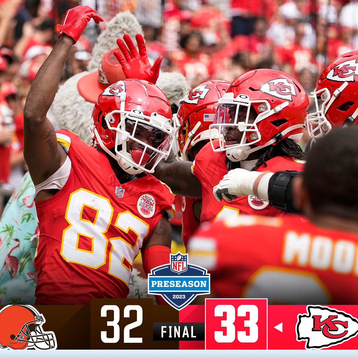 FINAL: Chiefs over Browns in KC! #NFLPreseason #CLEvsKC