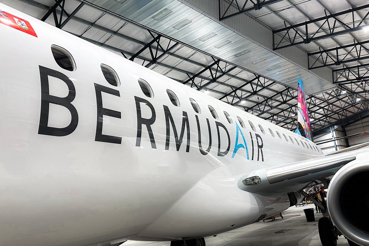 BermudAir, a new niche airline launching flights this week between Bermuda and the US east coast. 

Thoughts on the livery?