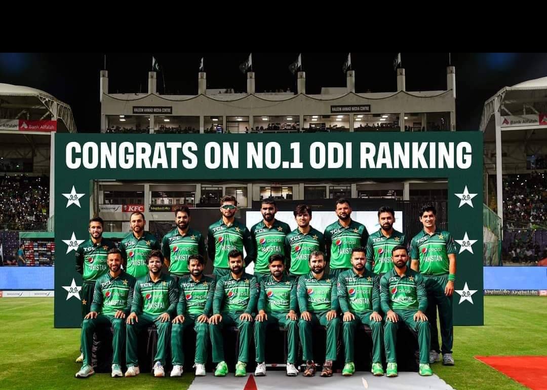 HinaUmber1's tweet photo. Congratulations On No. 1 Odi Team 🇵🇰❤️👏

#TeamPakistan #PakistanZindabad https://t.co/lakZIOSqM0