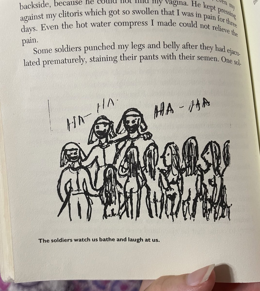 JubaByPrice's tweet photo. Illustrations by Maria Rosa Henson of her experiences as a Filipina “Comfort Woman” in the Japanese Imperial Army. https://t.co/a81jseGECD