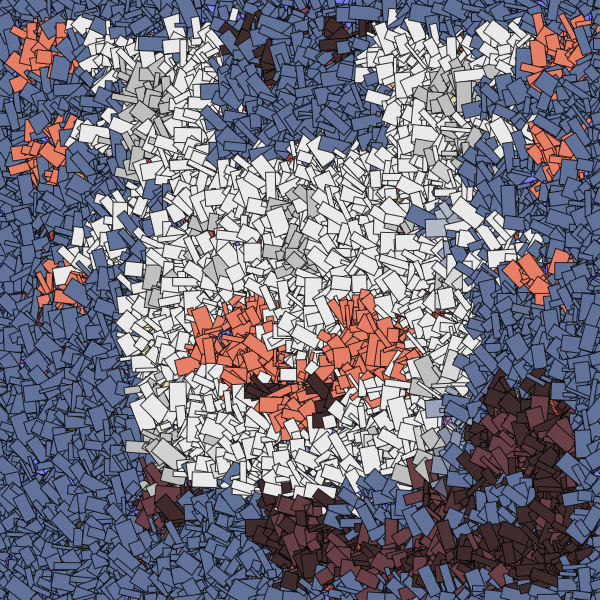SidChou's tweet photo. experimenting... #monsterhunter #styletransfer #generativeart #digitalart #processing #p5 #p5js #processing #graphic #visualdesign #programming #artofmath #mediaart #pattern #style #texture #monster #paolumu https://t.co/g4R4Dm5oMv