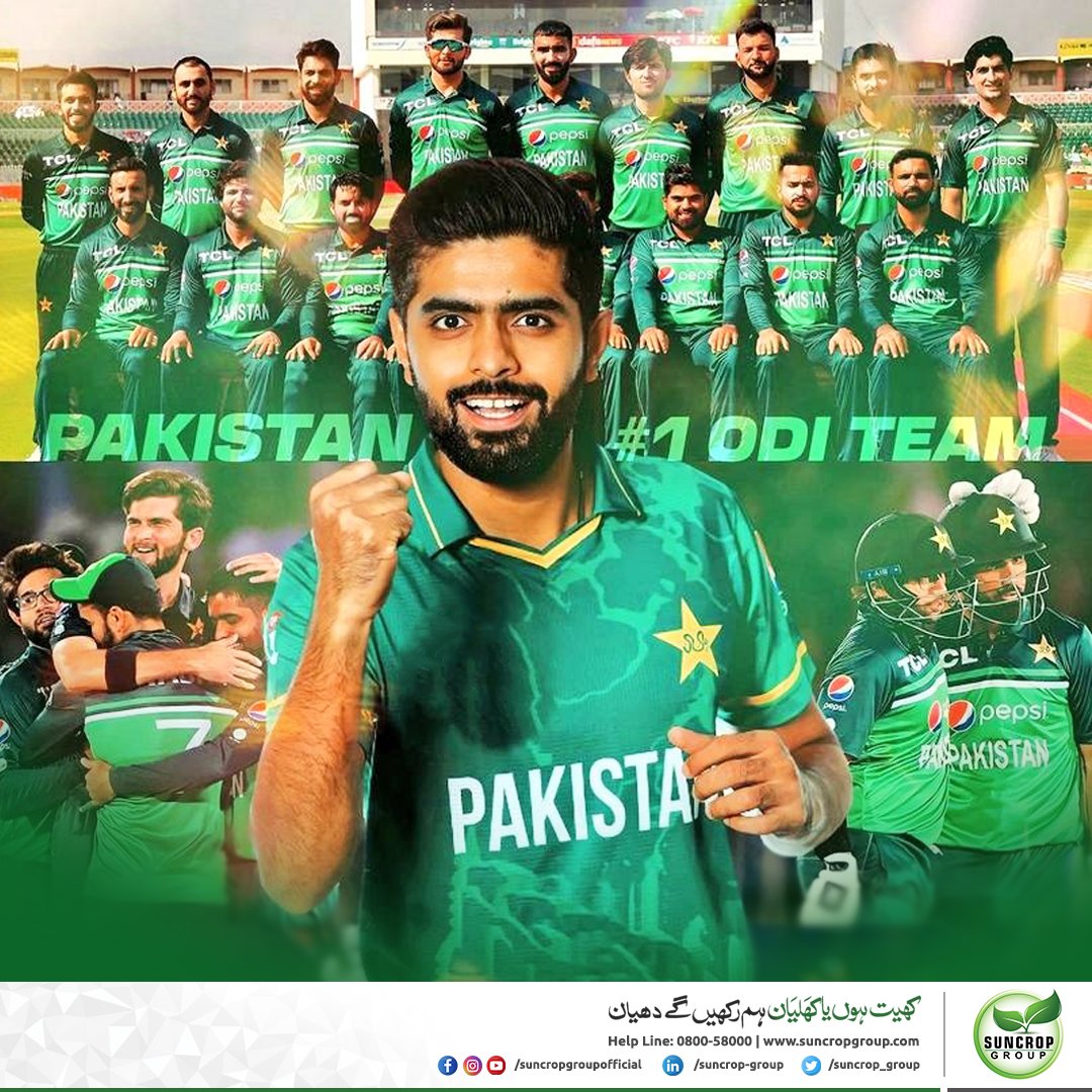 suncrop_group's tweet photo. Pakistan, the undisputed champions of ODI cricket! We've reached the top and we're here to stay! 🏆🇵🇰
#1ODITeam #ProudMoment #Pakistan #AFGvPAK #BabarAzam #shaheenafridi #shadabkhan #suncropgroup https://t.co/LwCauvFQs2