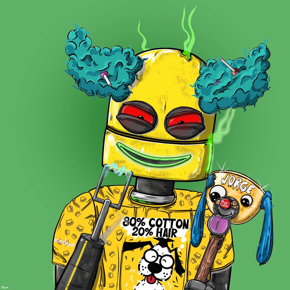 Shaggy_Bigfoot's tweet photo. Mental Marvin Trait Shop Upgrade!
Got the JORGE Special Trait w/ Benefits to match Marvin's goodboy clothes. Benefits are 5 BISCUITS Weekly. The $Biscuit token rewards Goodbois.
#MaarsComics #MentalMavin #PyreneesPack #Jorge #PixelPups #Goodbois #ForceCube #Biscuits #Algorand https://t.co/EMyaznfrgE
