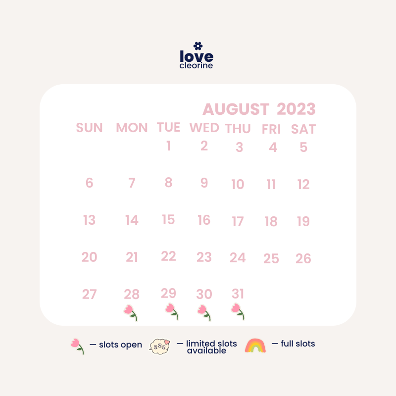 ⛲️ ⋆ ࣪. #CleoConquers┆Slots Update as of 8:30 AM, August 27, 2023.

August 28, 29, 30, and 31—Slots are open. I am accepting light and creative tasks. DMs are also open for tasks with long dues .ᐟ 

💌 . . . Kindly utilize the inquiry form. 
🦢 NO INQUIRY FORM = NO REPLY.