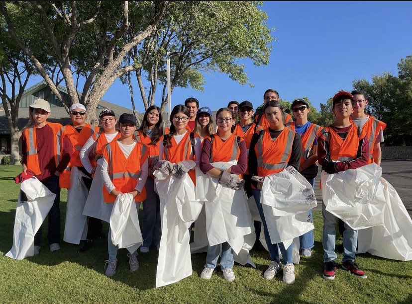 Completed our first Highway clean up for NTHS. @txdotelp #PhoenixFamily #FirstandBest #TeamSISD