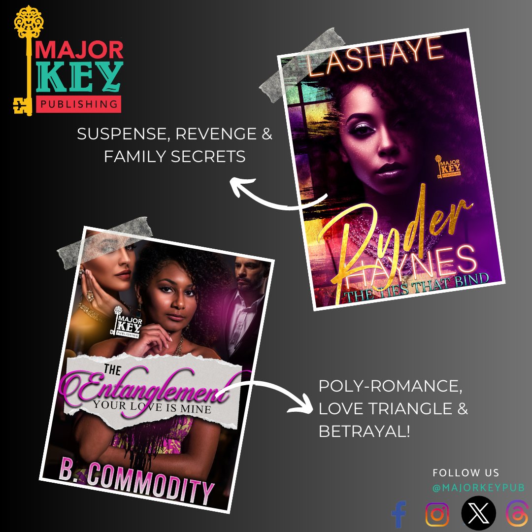 MajorKeyPub's tweet photo. 🔥🔥🔥WEEKEND READS!🔥🔥🔥
Have you read MKP's latest reads?
Make sure you add these amazing reads to your kindle!
https://t.co/Y8ExXG03pN
#majorkeypublishing #MajorKeyAlert #majorkeypub #ItsMajor #weekendreads #UrbanFiction #books #reading #africanamericanliterature https://t.co/9MkFUuOsR4