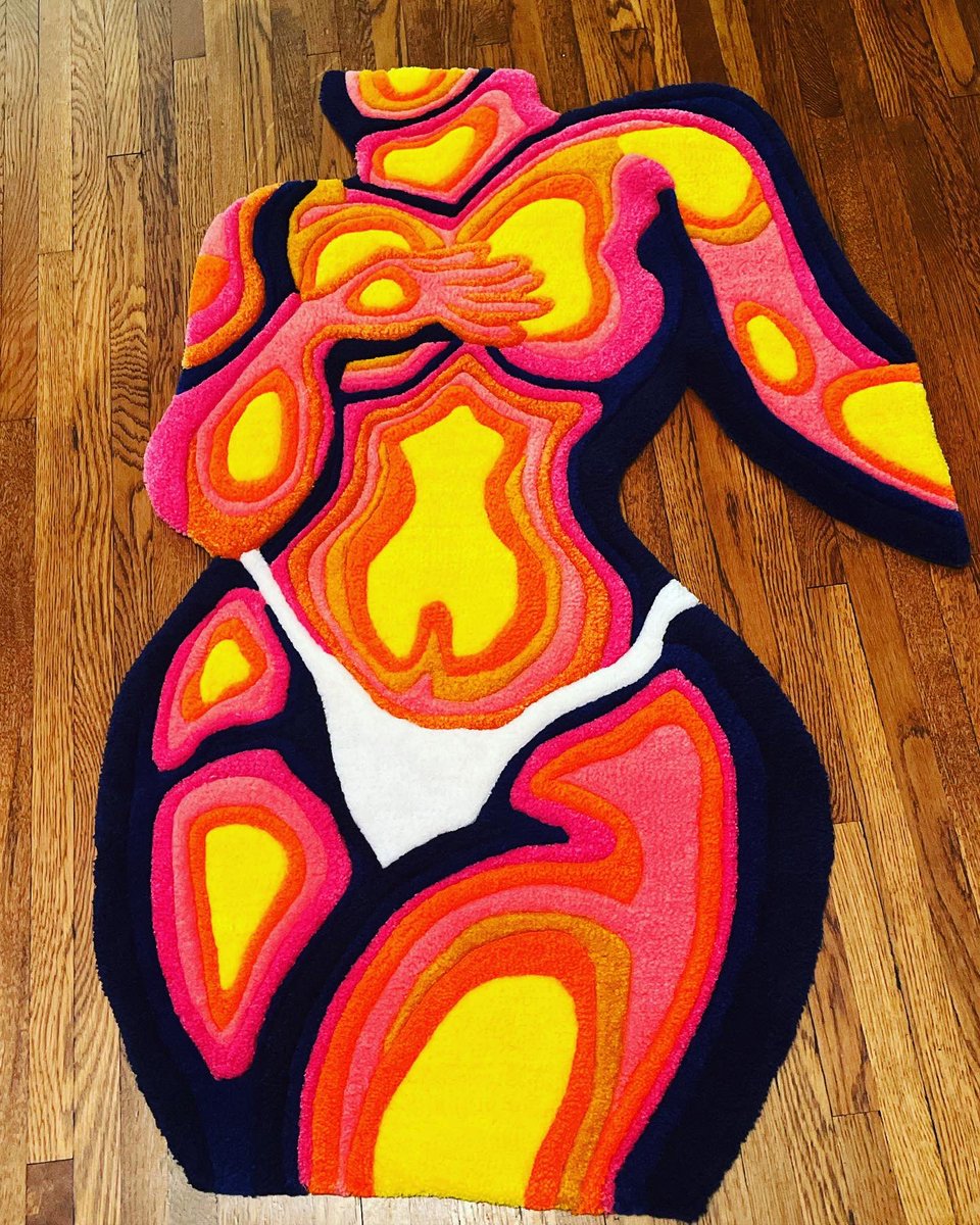 _BeeYOUteeFuLL's tweet photo. Watch This Viral Body Rug Process πͺ‘π«Άπ½π#tufting #trimming #rugs #yarn #tuftinggun #DIY #fypviraltwitter #viralpost #viraltwitter #bodyrug https://t.co/1Ti3Mcqcpd