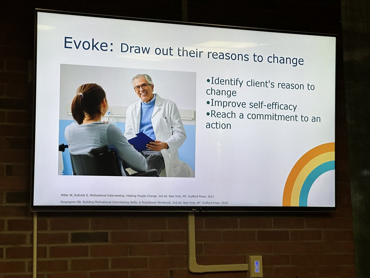 karenlitzyNYC's tweet image. The Process of Motivational Interviewing 

Engage 
Focus
Evoke
Plan 

@align_conf