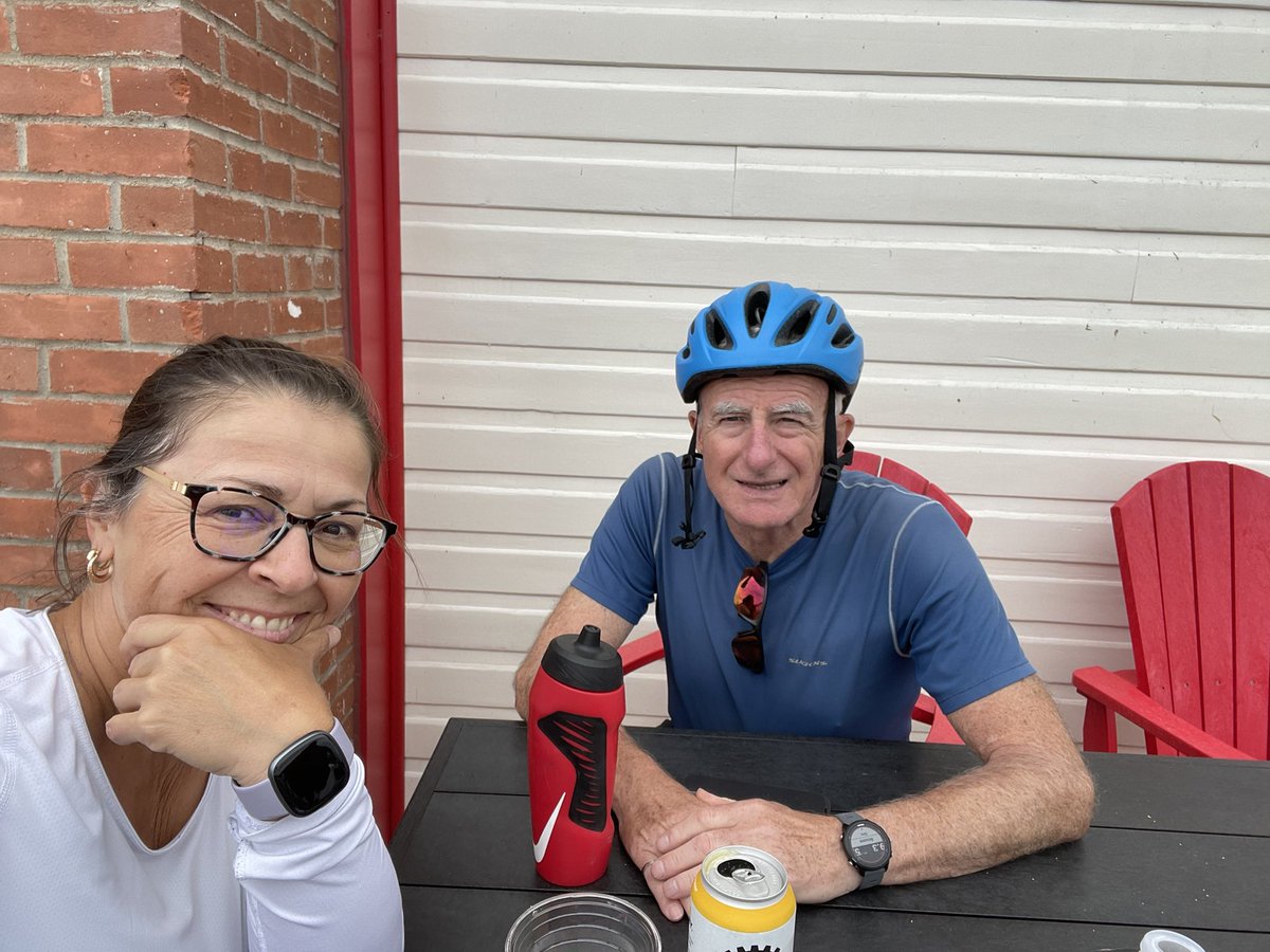 LConcessi's tweet photo. Supporting our local as we bike to the NCC River House. @BroadheadBeer https://t.co/nsuDlOBnck