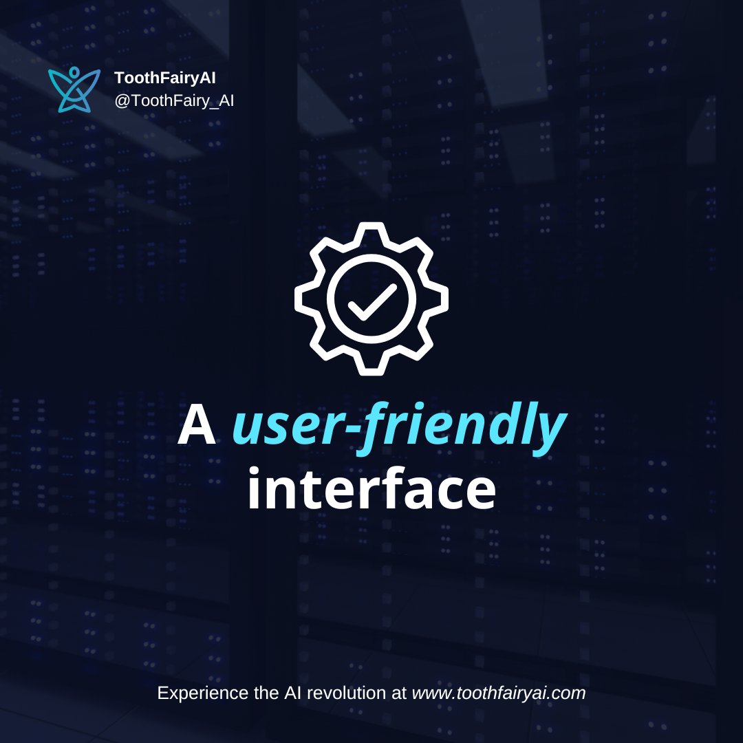 ToothFairy_AI's tweet photo. With our user-friendly interface and easy-to-use AI solutions, we’re rewriting the narrative of complexity. Unlock now your AI’s potential with ToothFairyAI! 
 #AIInnovationMadeEasy  #AIwithEase  #SeamlessIntegration #InnovateSimply  #AIWithoutHassle #UserFriendlyTech https://t.co/UwWWE0f7iq