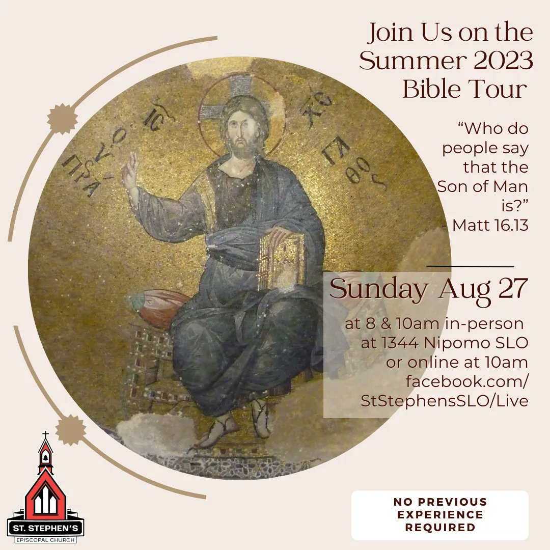 ststephensslo's tweet photo. All are invited and welcome to worship with us in downtown SLO In-Person at 8AM or 10AM or Livestream at 10AM on Sundays on https://t.co/G7nM8cftFB

#SanLuisObispo #DowntownSLO #ShareSLO #SLOcal #Worship #Prayer #Peace #Serenity #Inclusive https://t.co/A6prraURBt