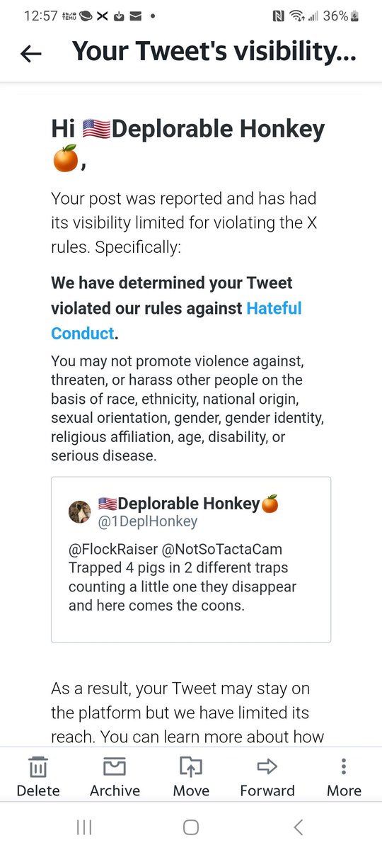 1DeplHonkey's tweet photo. WTF #supporttwitter ? https://t.co/6cTQvRWJ1B