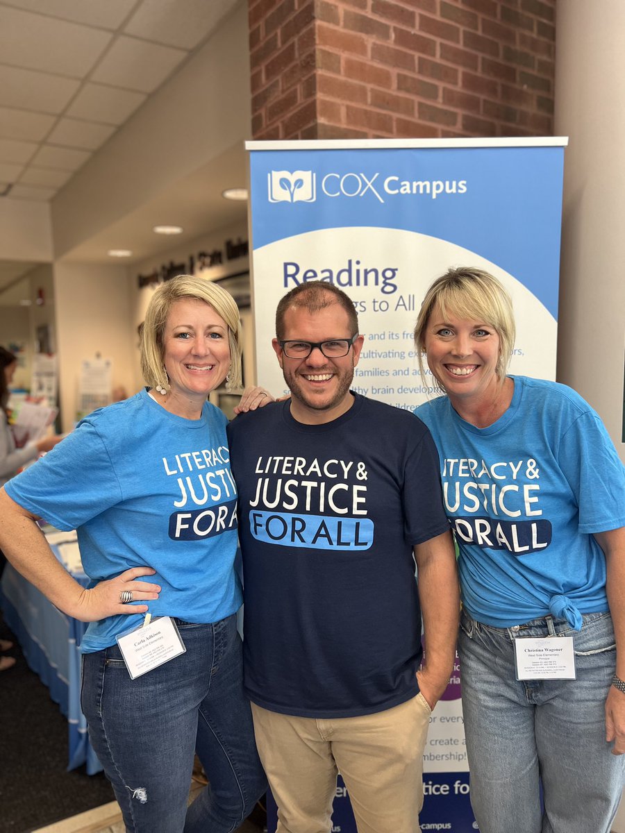 SorforMore's tweet image. At the @DyslexiaGA conference today with @CoxCampus , and I ran into my great friends from @WestSideEle! 📚✏️❤️🐝

#literacyandjusticeforall #scienceofreading