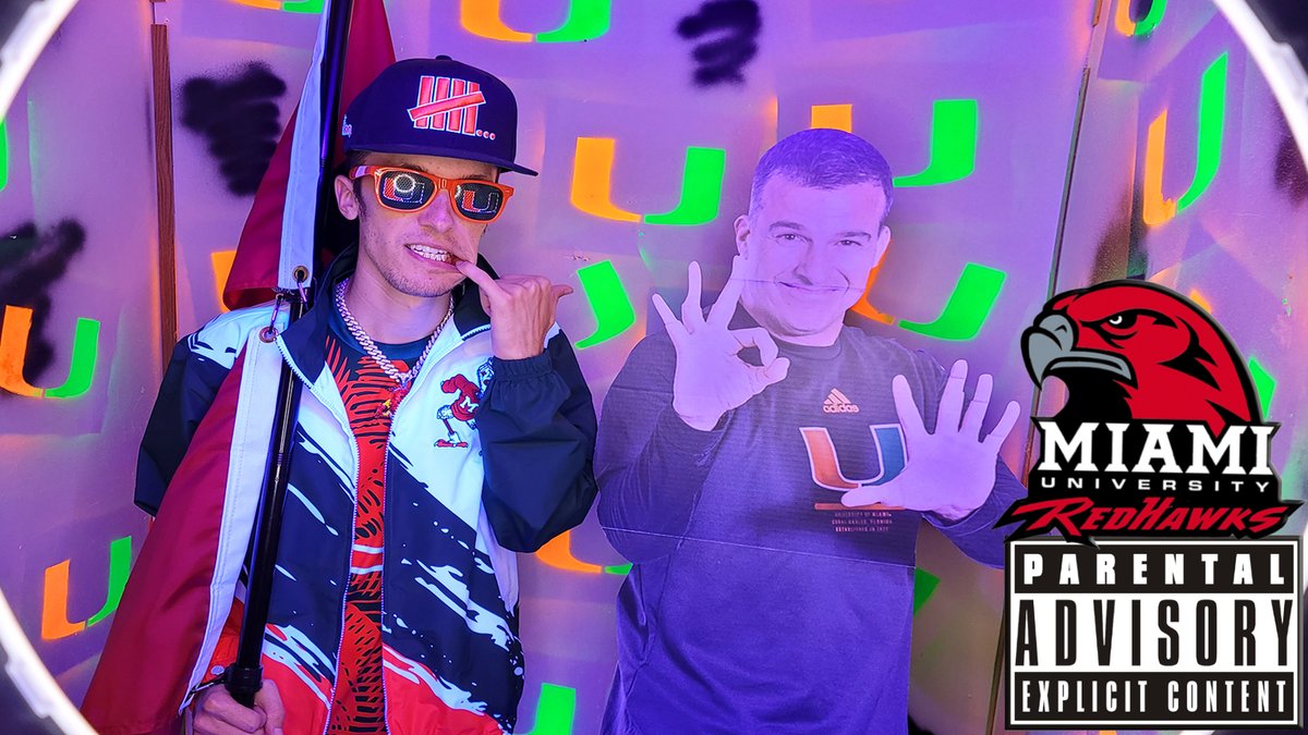 TheCoachCoop's tweet photo. My diss track "THE REAL MIAMI" premieres TONIGHT at 9:00PM EST. The live chat will be OPEN! I decided to diss the RedHawks this season because it's the battle of the Miami's!! My diss record is 3-5, so let's get back in the W column.
๐ฅhttps://t.co/oz0ZMTdx2l
#TheRealMiami https://t.co/wZirpR42fE